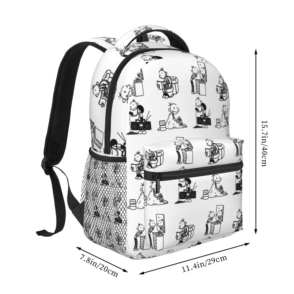 Wimpy Kid 4 States Of Greg Heffley Backpacks Boys Girls Bookbag Children School Bags Cartoon Travel Rucksack Shoulder Bag