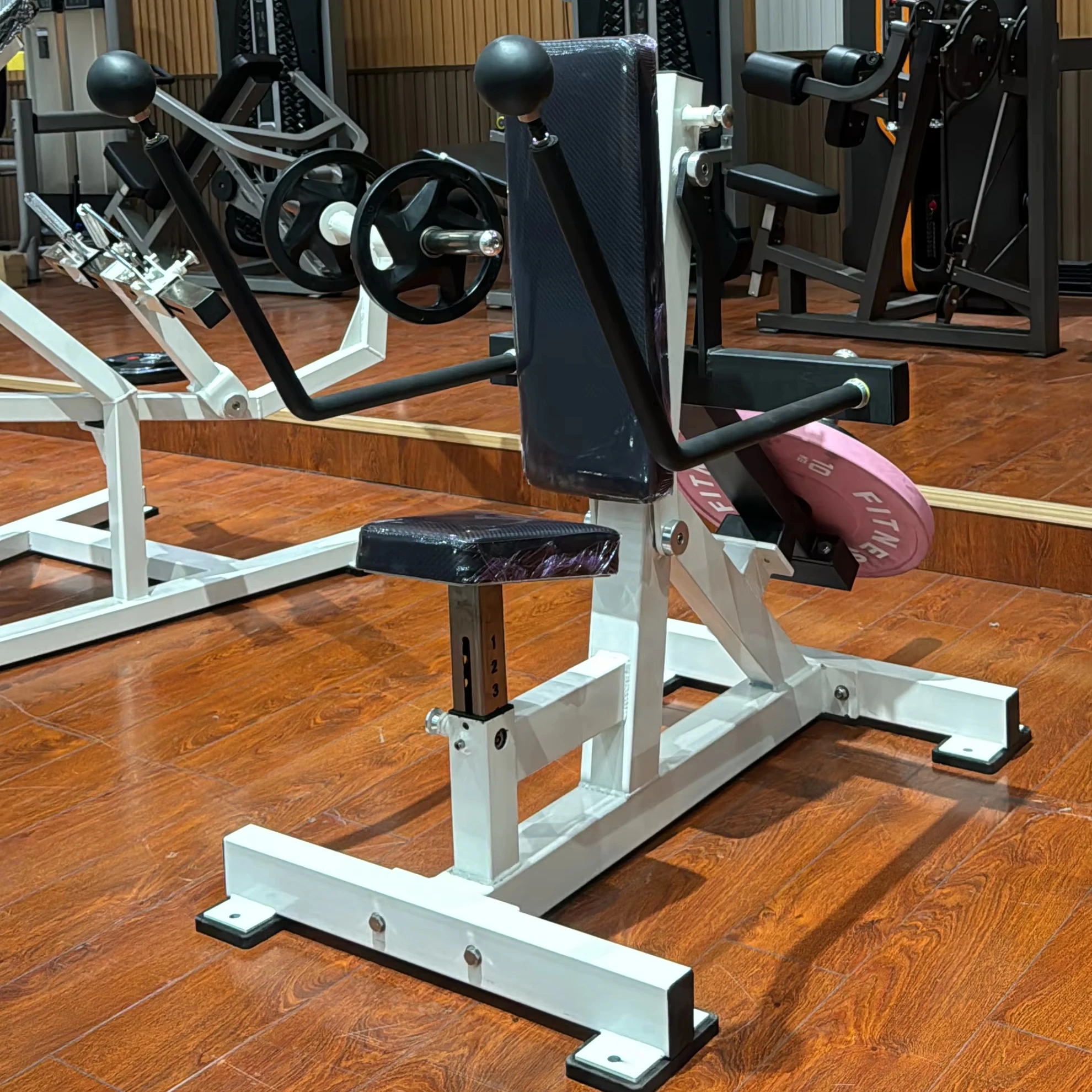 

Gym Equipment Strength Training Exercise Muscle Plate Loaded Seated Triceps Press Machine