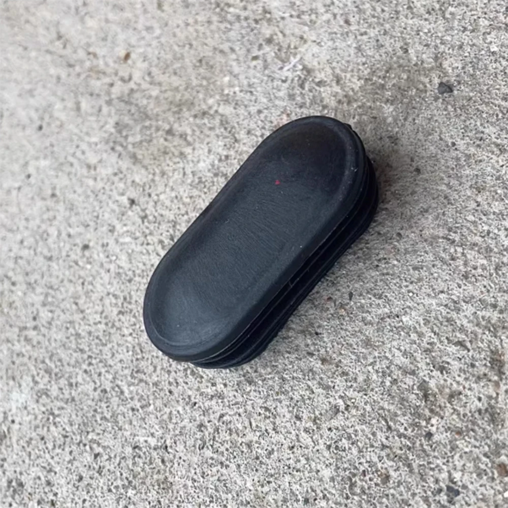 4/12/30/50Pcs 15*30mm-40*80mm Black Punched End Cap Furniture Leg Tube Oval PP Plastic Insertion Plug Furniture Accessories