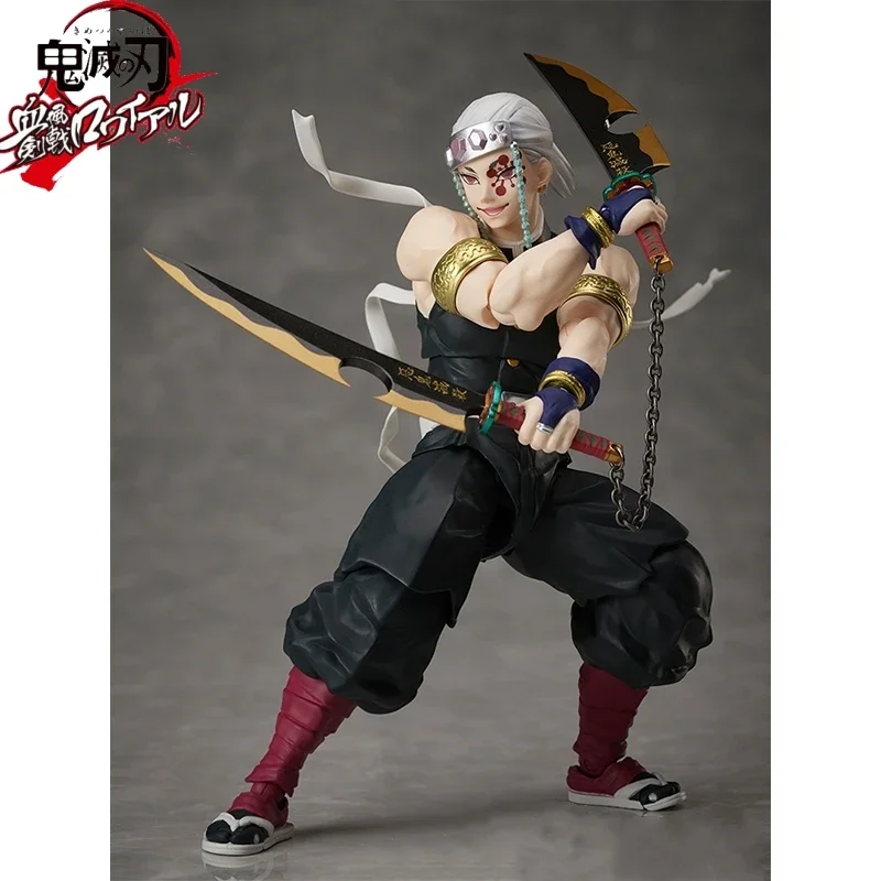 

Genuine Original Demon Slayer Buzzmod Uzui Tengen 1/12 Anime Action Figure 16cm Model Demon Slayer Animation Character Doll Gift