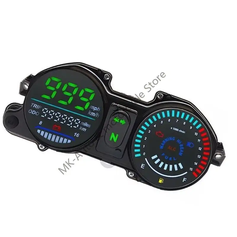 

F62F Motorcycle LED Speedometer Replacement Odometer Speedometer Tachometer Gauge Motorbike Accessories 37100-KVS-901