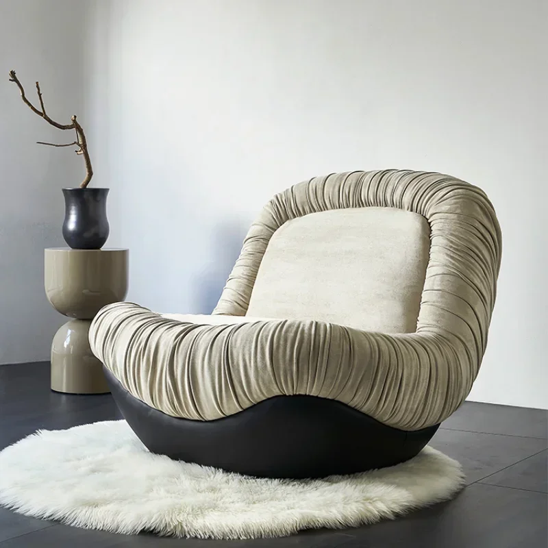 

Удобный диван в простом стиле для отдыха, дизайнерский, для балкона, для модульного дома, легкий люкс, одноместная мебель, популярная у блогеров