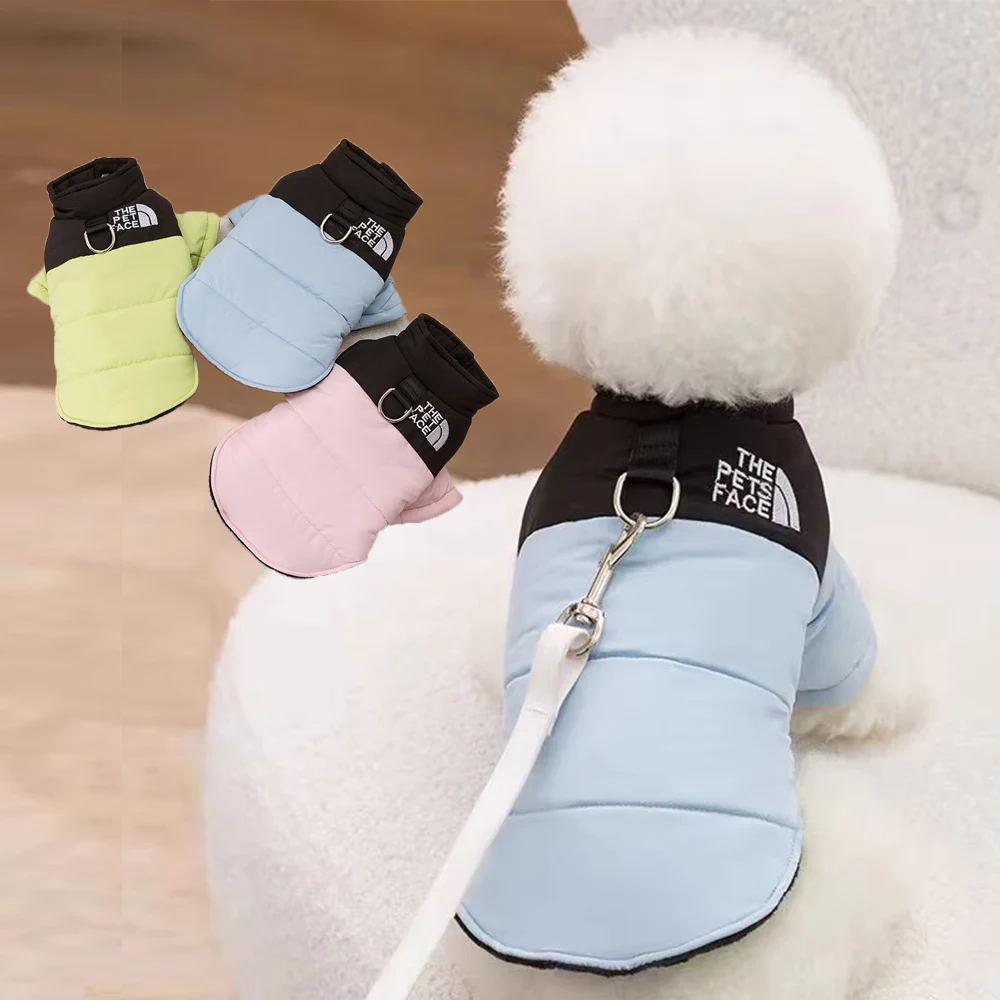 

New Dog Clothes Warm Dog Clothes for Bichon Teddy Pomeranian Small Puppy Winter Pet Down Cotton Puppy Coat Winter Dog Jacket