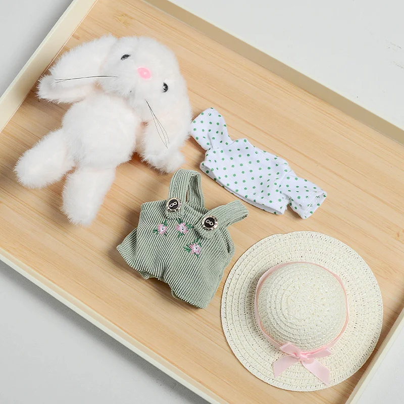 [Just] 1 szt. Uroczy pluszowy króliczek Eddy Gardener, zawieszka, mała pluszowa zabawka, ozdoba do torby