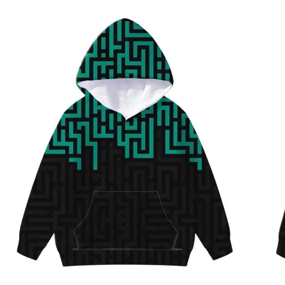 

Новинка осени и весны 2024, детская толстовка с принтом граффити, модная толстовка с карманами