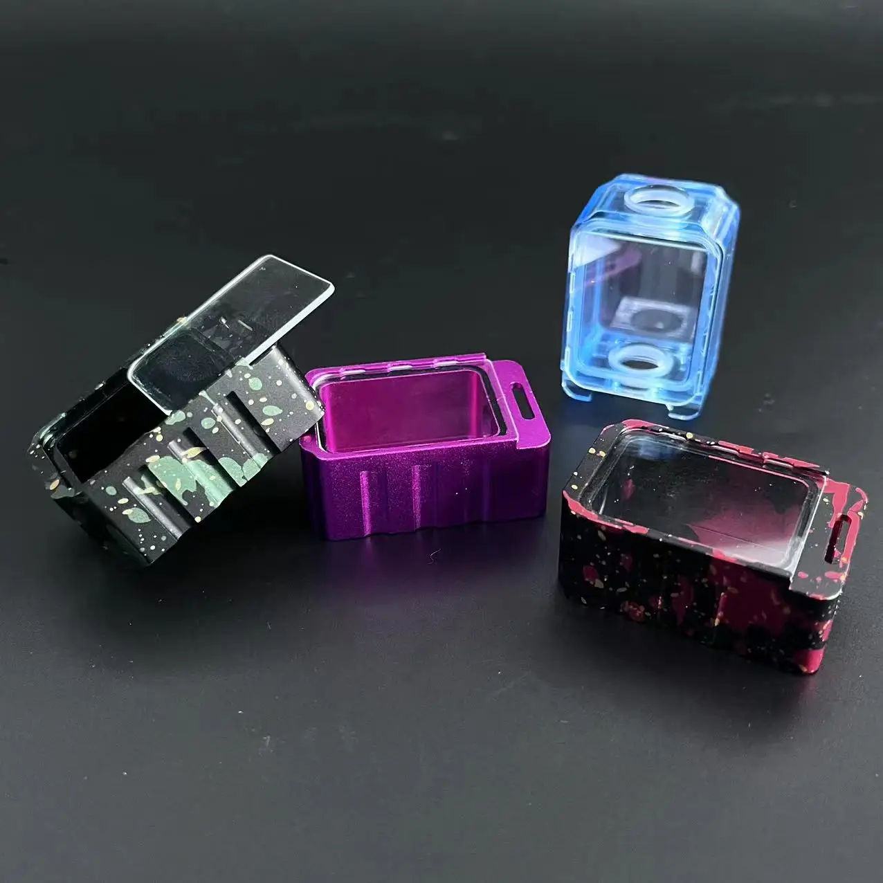 Automobile BORO's Compatible High Quality Aluminum/Acrylic Replacement Box with Glass Cover Seal O-Rings Interior Tank Parts