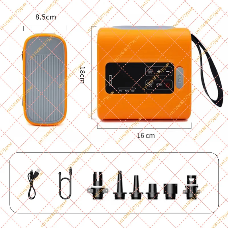 Wireless Rechargeable Air Compressor, Portable Inflator Pump for Kayak, SUP & Camping Tents