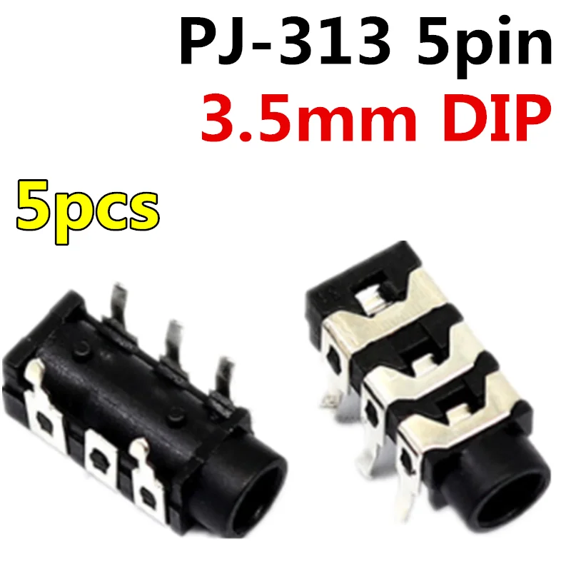 3.5mm headphone jack 3F07 PJ-313 PJ313D PJ-392 PJ327 PJ-359 PJ325 PJ342 audio plug For Audio video female Socket