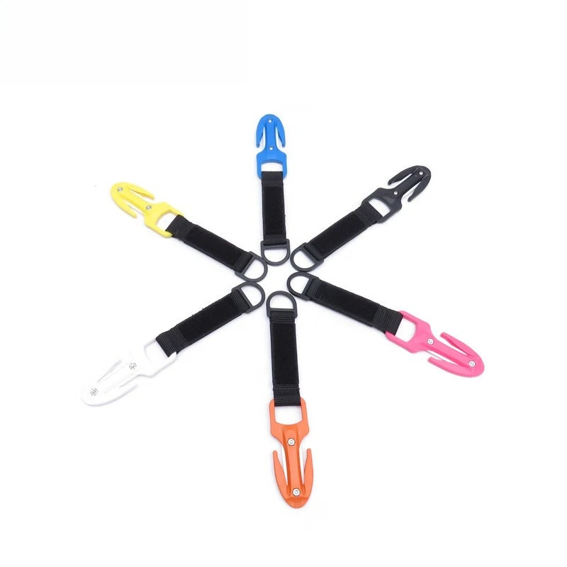 Side Hanging BCD Cable Cutter for Diving Back Jacket Multicolor Portable Upgraded 420 Steel Ceramic Blades