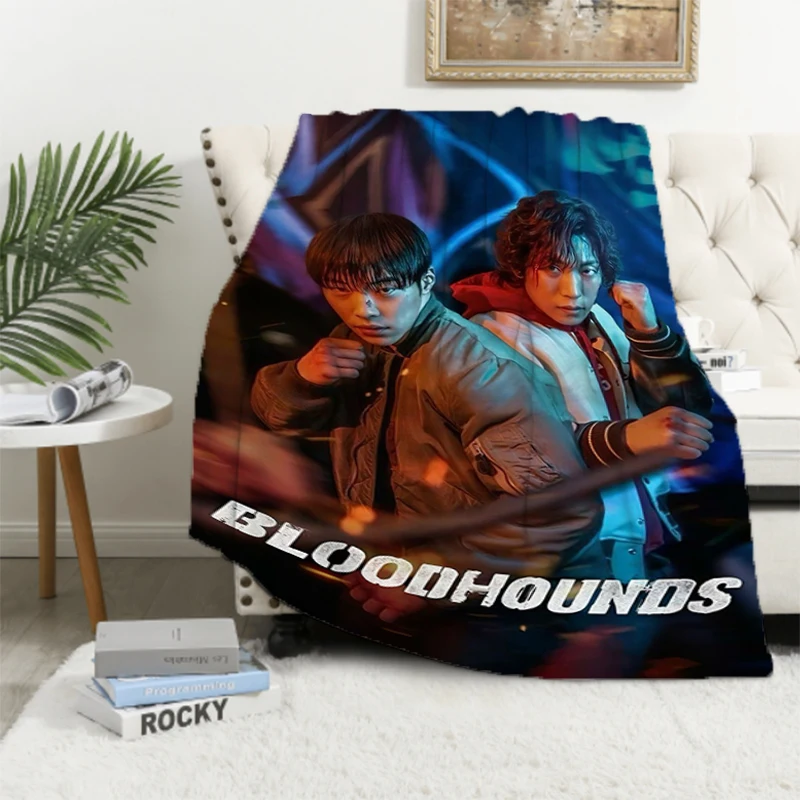

Bloodhounds Movie Blanket Catnap King Lid Warm Throw Fluffy Soft Blankets for Decorative Sofa Downy Portable Camping Chair Plaid