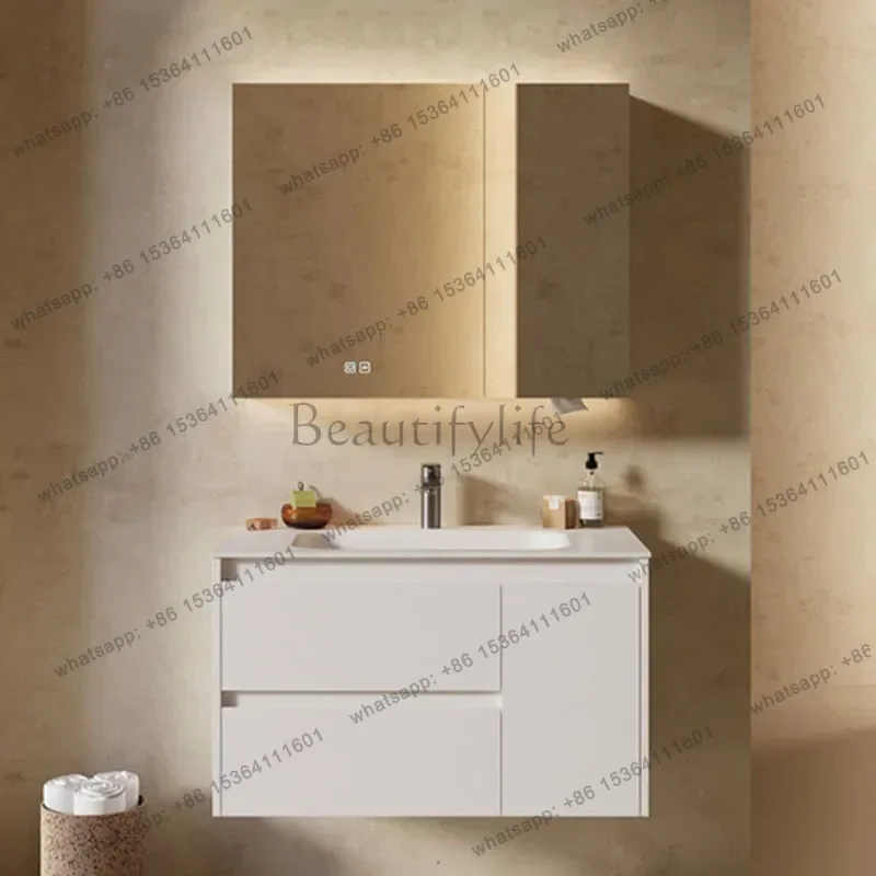 White Modern Bathroom Cabinets Narrow 120 Cm Sink Mirror Bathroom Cabinet Corner Wall Mounted Mobile