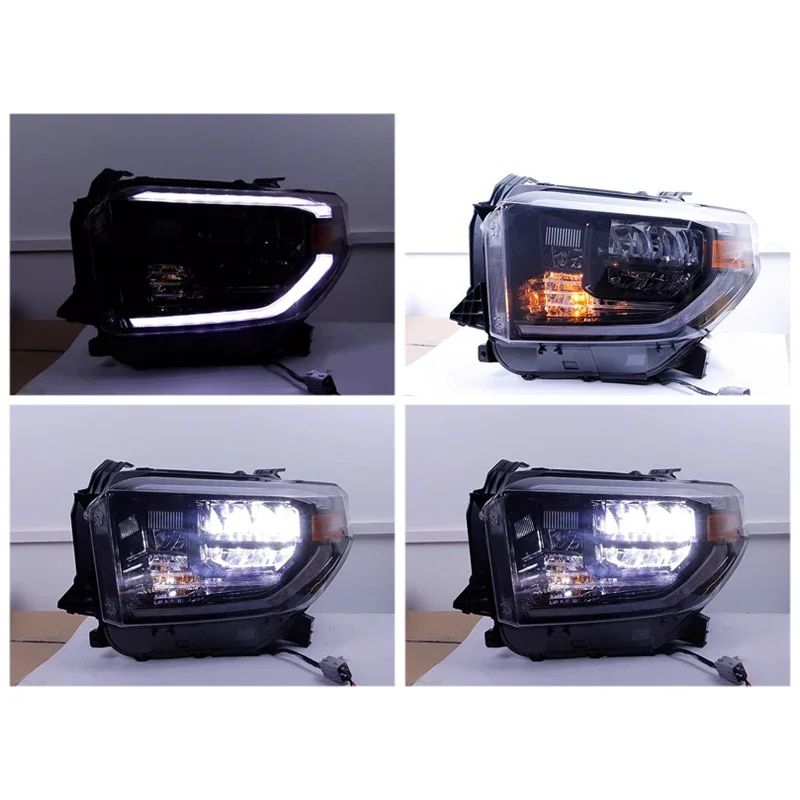 DRL Lamp Car Head Light LED Headlight for Toyot Tundra