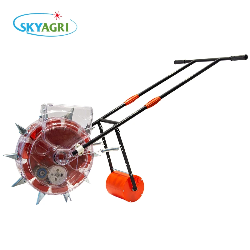 2025Nuova seminatrice e trapiantatrice per fioriera di mais Macchina seminatrice a spinta manuale multi-raccolta