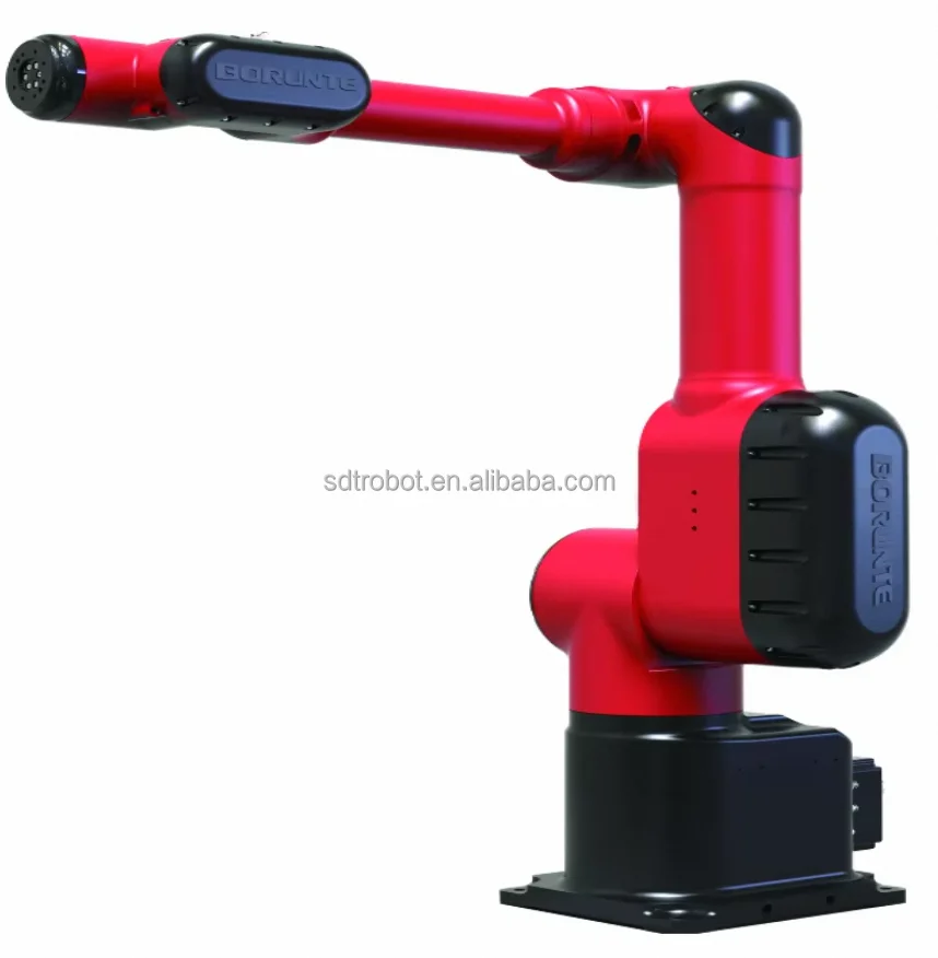 BRTIRUS0707A 700mm Arm Span 7kg Load Capacity Six-axis Intelligent Industrial Robot Arm PLC Motor Multi-Voltage IP65 0.03mm 55kg