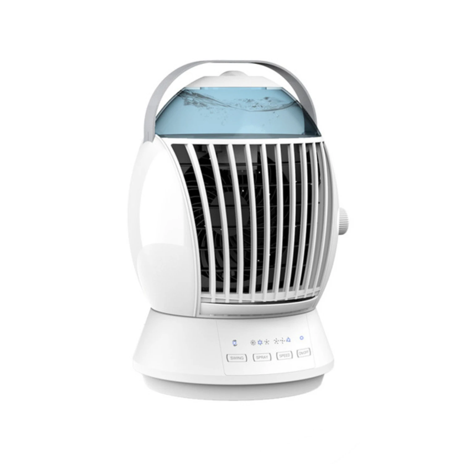 مروحة تكييف الهواء المحمولة سطح المكتب مروحة تبريد المياه مكيف الهواء الترطيب مروحة مكتب التبريد