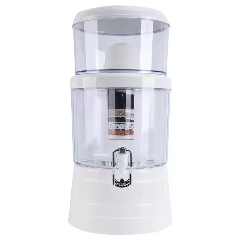 14L 16L Water Purification Bucket, Mineral Water Filter with Ceramic Core for Direct Drinking