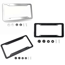 31cm x 16cm Standard aluminum alloy 4 holes License Plate Frame suitable for american car