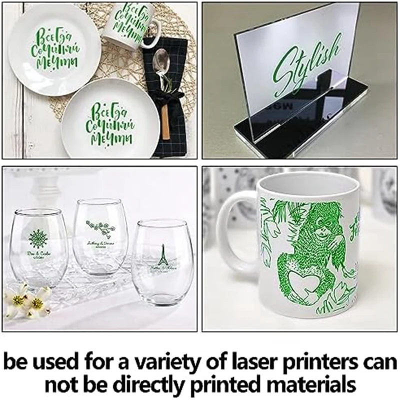 Laser Engraving Marking Color Paper,2PCS Green Marking Paper,15.3X10.4Inch Laser Engraving Paper For Fiber Laser Marking Durable
