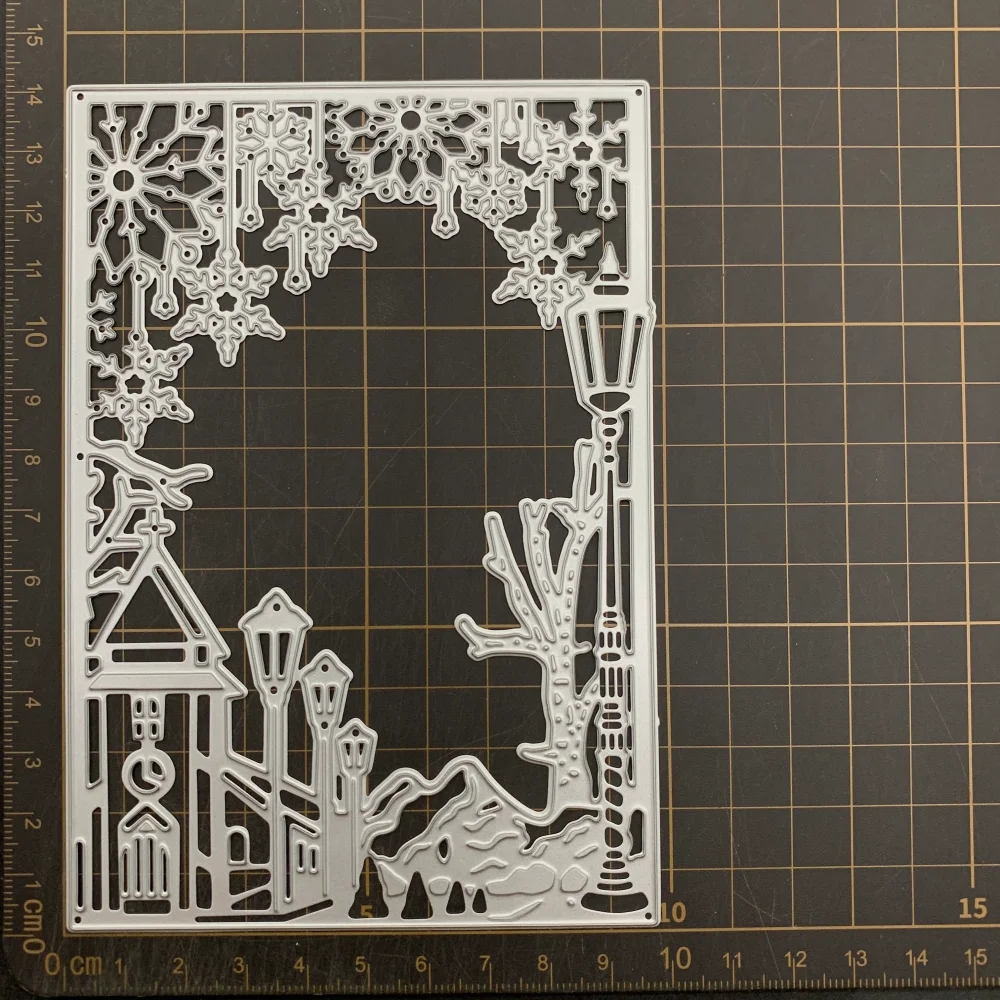 9 أنواع من قوالب القطع المعدنية بإطار بالون استنسل لسكرابوكينغ ذاتية الصنع والنقش الزخرفي للحرف اليدوية قالب القطع #3