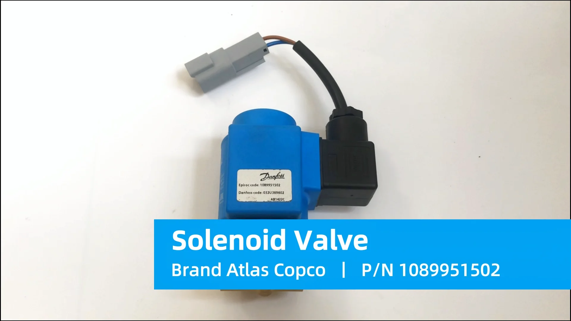 Factory price Atlas Copco air compressor spare parts solenoid valve 1089951502