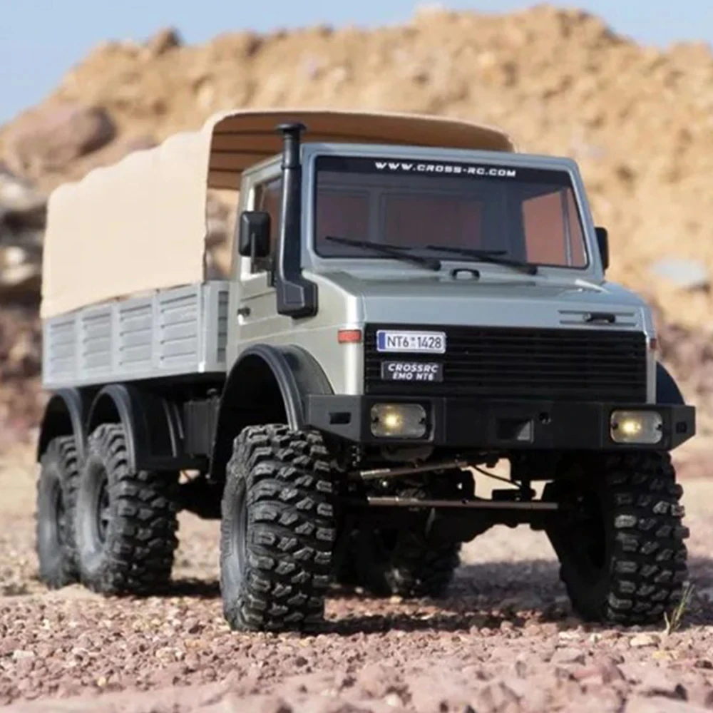 

6x6 CROSSRC 1/10 RC Гусеничный автомобиль EMO NT6 Модель внедорожников с дистанционным управлением и сервоприводом ESC Окрашенная собранная игрушка