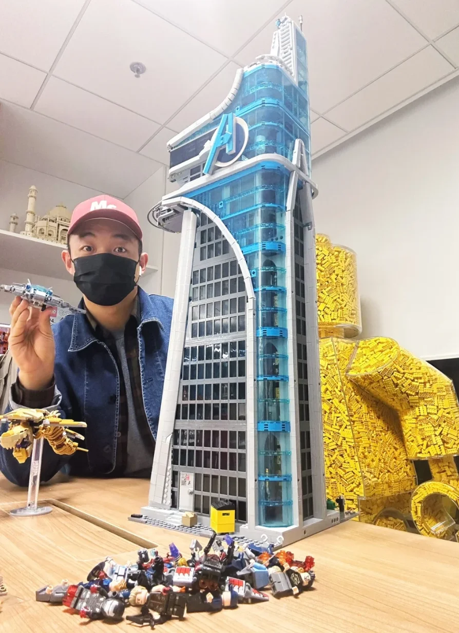 5201 個のムービータワーヒーロー組み立てアーキテクチャコンストラクタービルディングブロックレンガ子供大人のおもちゃ誕生日クリスマスギフト 76269