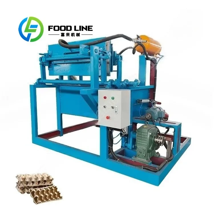 New Design Small Egg Tray Machine 1500 Capacity with Great Price Commercial Pulp Molding Equipment Factory Direct Customize