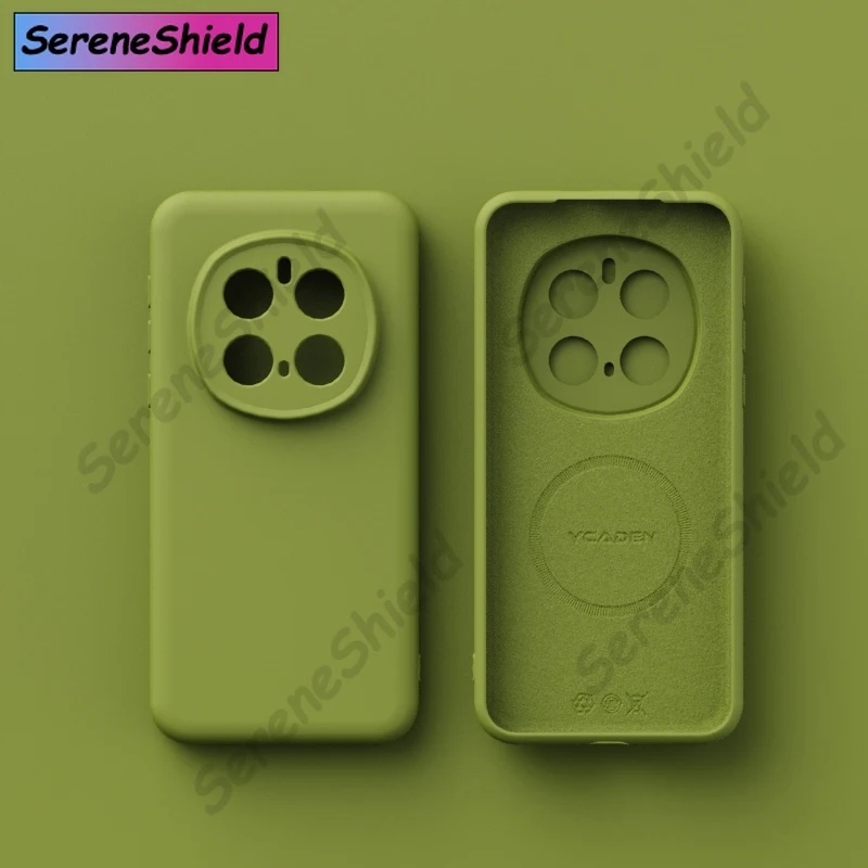 

Magnetic Wireless Charging Soft Liquid Silicone Case For Honor 50 60 70 80 90 100 200 Pro Magic 5 6 7 Pro Lens Protection Cover