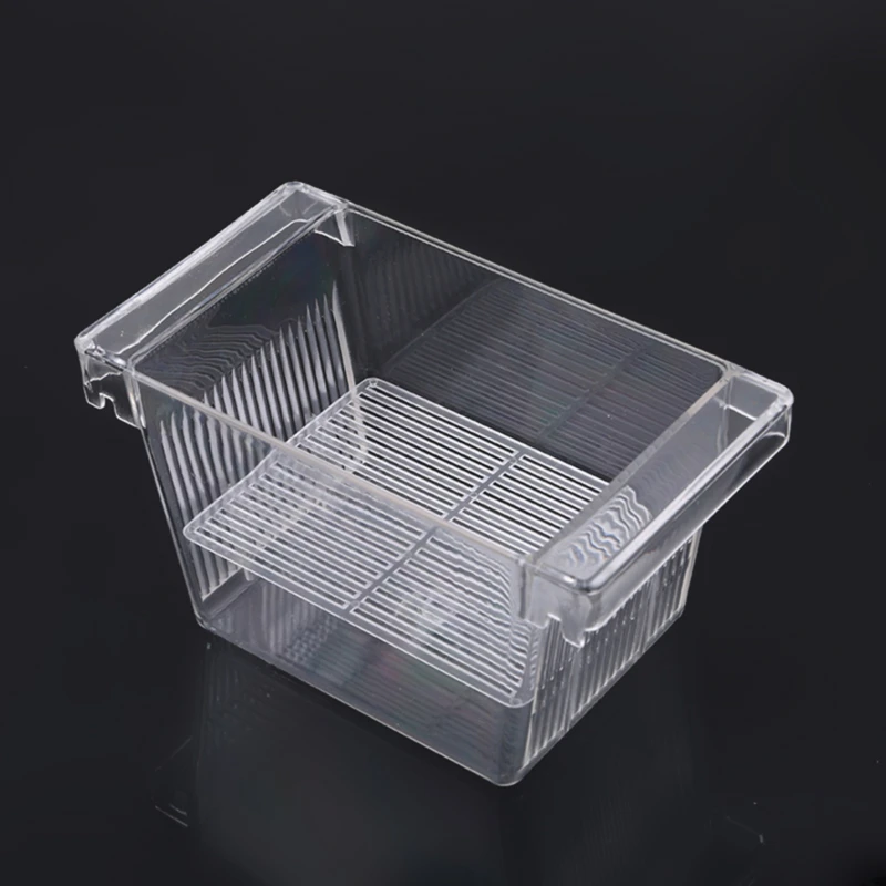 Transparent Acrylic Fish Tank Breeding Isolation Case Aquarium Hatchery Incubator Holder Aquarium Isolation Box Fish Tank