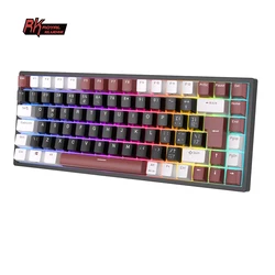 RK84 RK ROYAL KLUDGE Brazilian Wireless Gamer Keyboard Tri-mode BT5.0/2.4G/USB-C 75% RGB Bluetooth Mechanical Keyboard Portugal