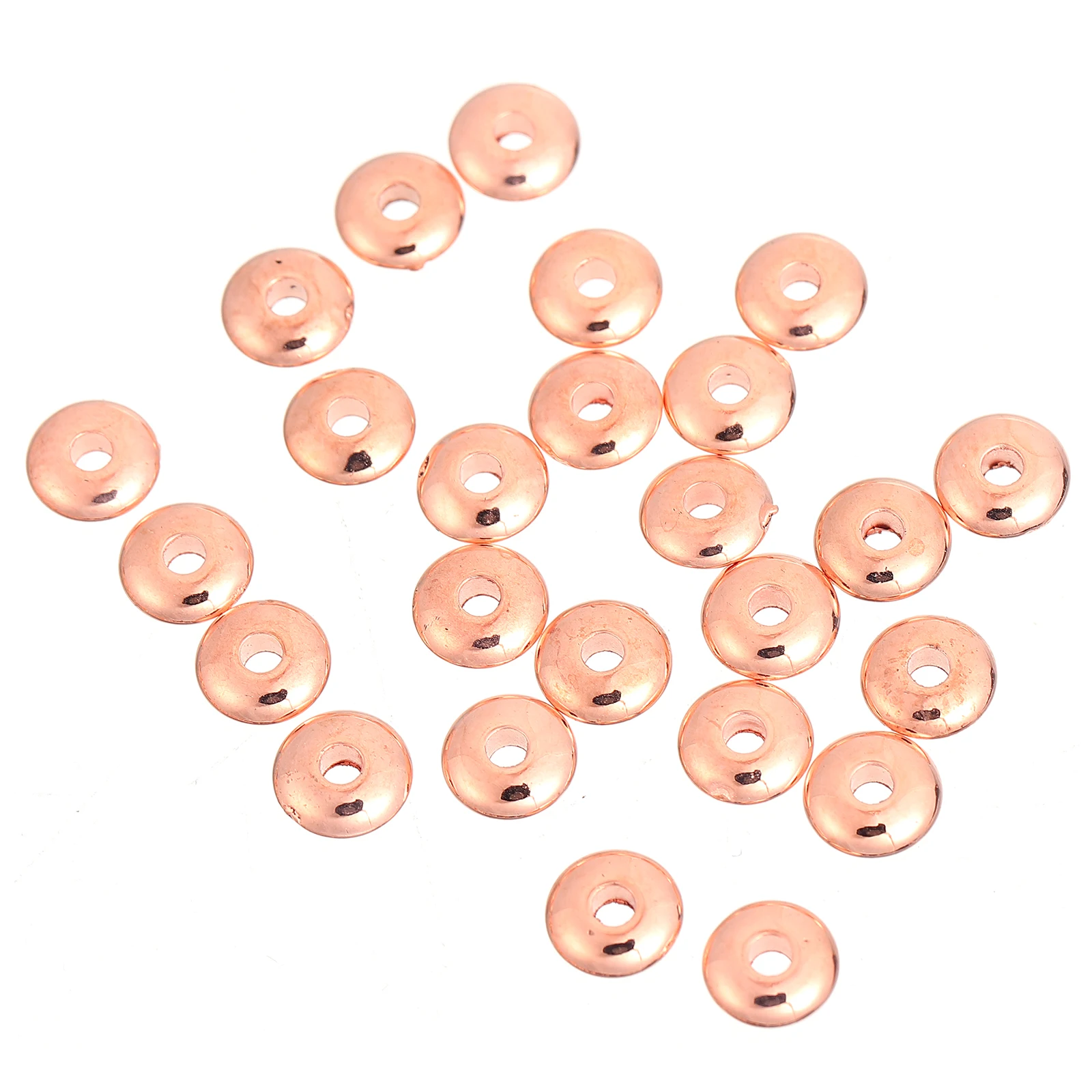 

1000 Pcs Round Spacer Beads Necklace DIY Pentagram Stopper Bracelets Golden Jewelry Metal Handmade Crafts Beads