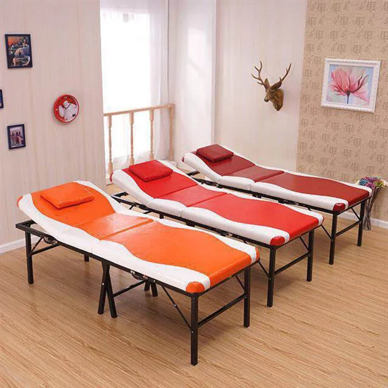 Portable Bed Massage Aesthetic Care Professional Stretcher Salon Furniture Beauty Salon Lash Recliner Chair Maca Portatil Table