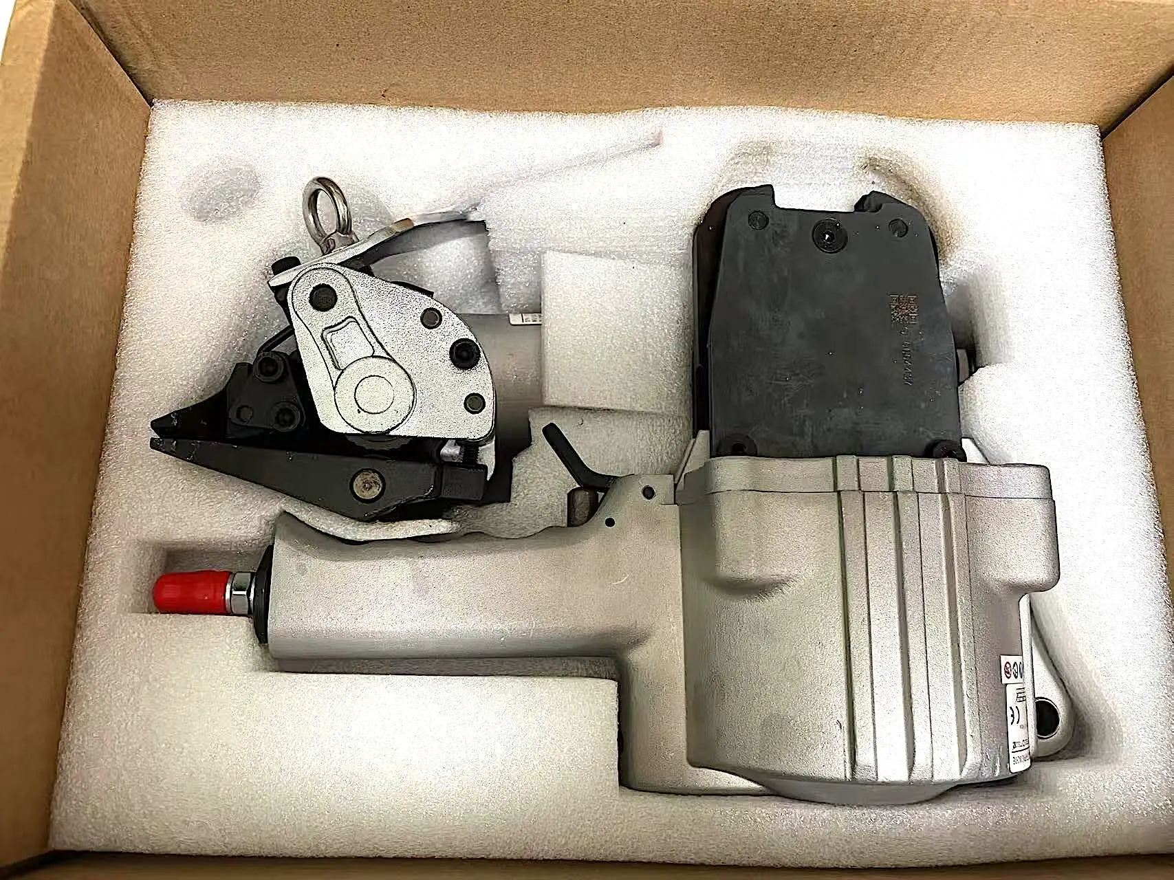 

TY99232K Metal Strapping Tool Strap Tensioner/Cutter Steel Sealer Pneumatic Heavy Duty Baler for 1 1/4" Width Strapping