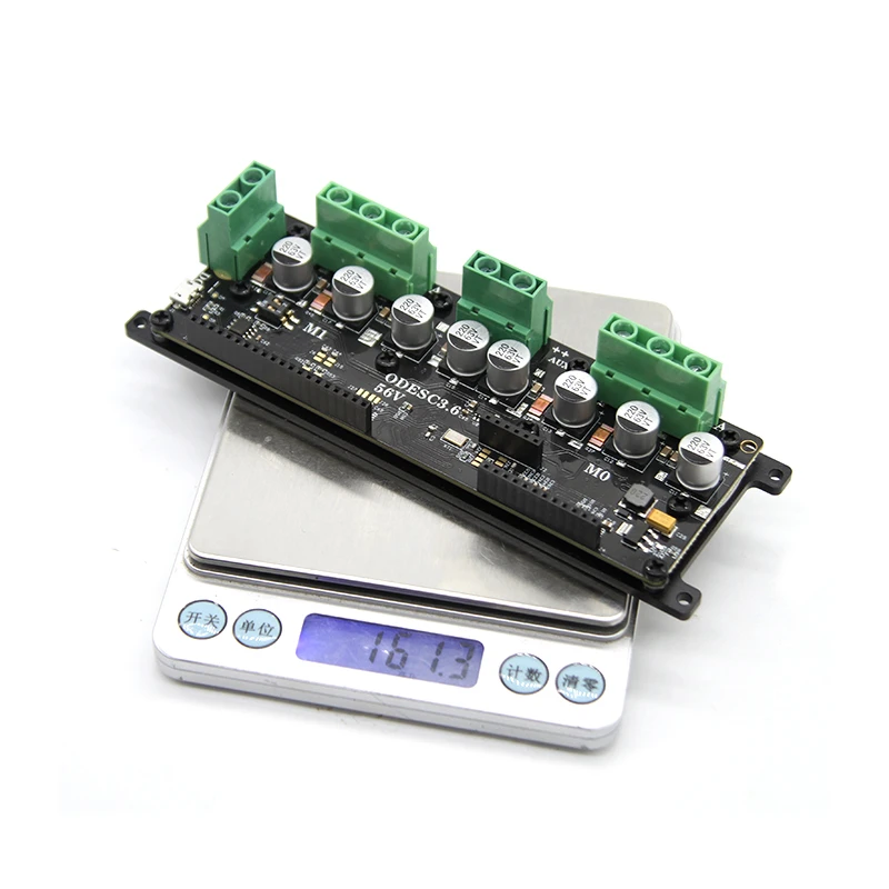Based ODrive3.6 FOC BLDC AGV CNC Servo Dual Motor Controller High Power Development Board, ODESC with Heat Sink Drive Board