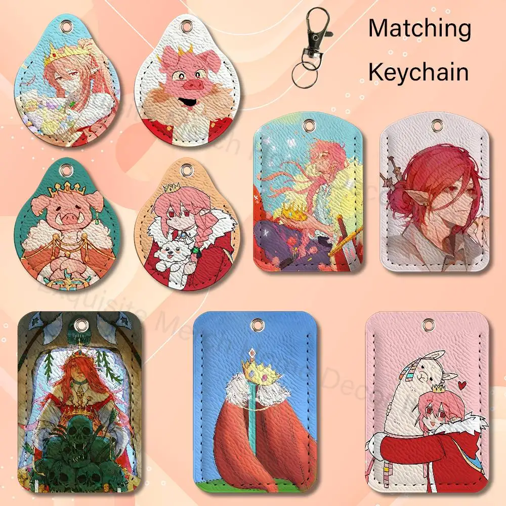 T-Technoblade T-Techno Wholesale PU Leather Card Cover 3 Styles Available Teardrop Long Small Rectangle Keychain