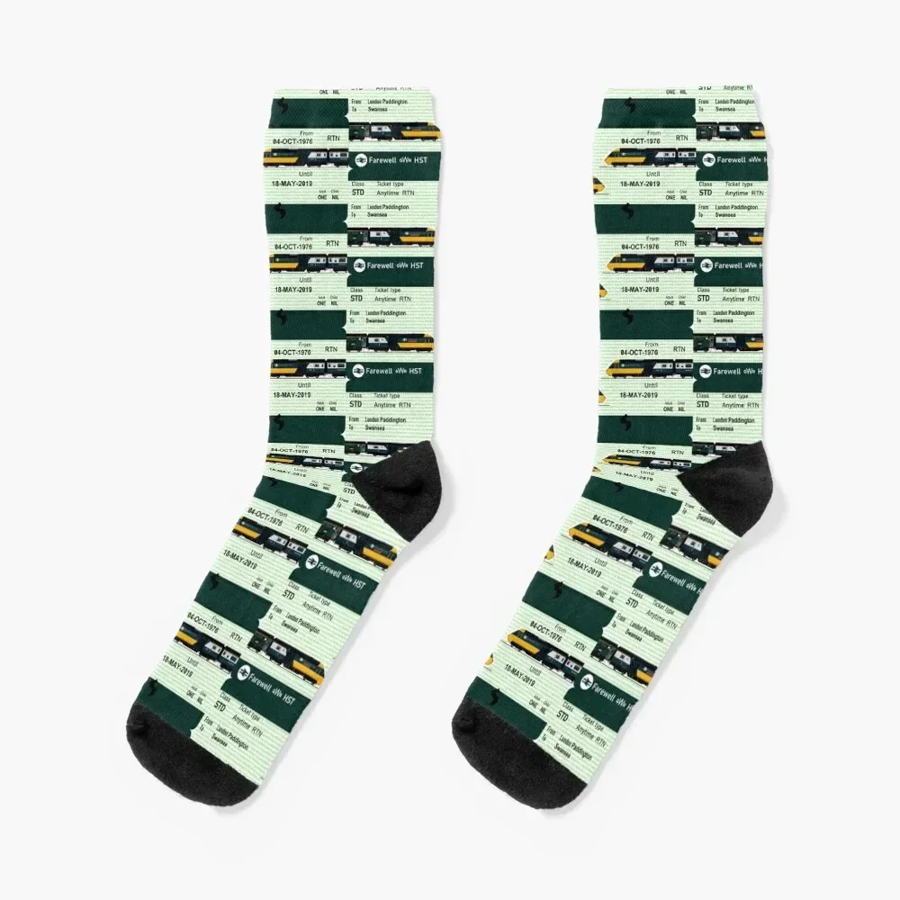 

FAREWELL GWR HST INTERCITY 125 Socks cotton valentine gift ideas new in's Soccer Boy Socks Women's