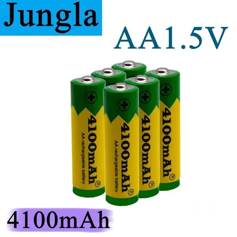 

2023 Brand AA Rechargeable Battery 4100mah 1.5V New Alkaline Rechargeable Batery for Led Light Toy Mp3