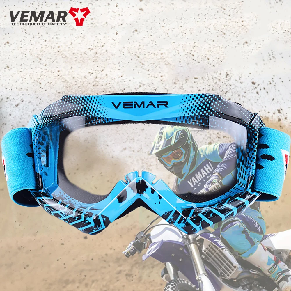 

Детские мотоциклетные очки Vemar для мотокросса, гонок, MX, MTB, внедорожных гонок, для мотоциклов и шлемов.