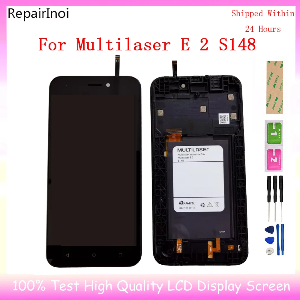 For Multilaser E 2 S148 LCD Display Touch Screen Multilaser E2 LCD Screens Glass Panel Sensor Repair Parts