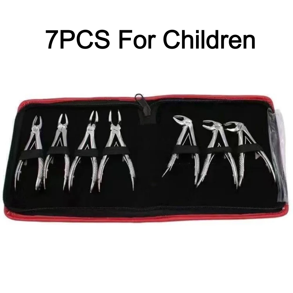 Volwassen/Kinderen Tand Extraheren Tang Set Chirurgische Tandheelkundige Gereedschappen Tandheelkunde Instrumenten Rvs Orale Chirurgie Gereedschap