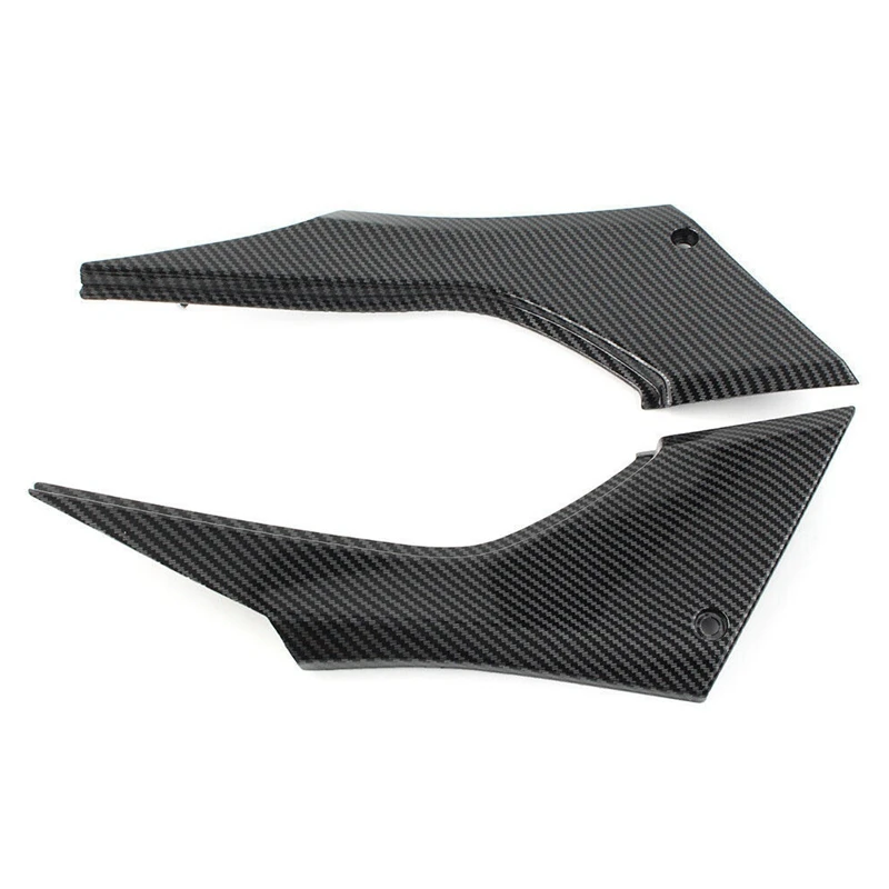 Carbon Fiber Pattern Motorcycle Side Seat Fairing Cowl Panel For Kawasaki Ninja 300 EX300 2013-2017 Accessories