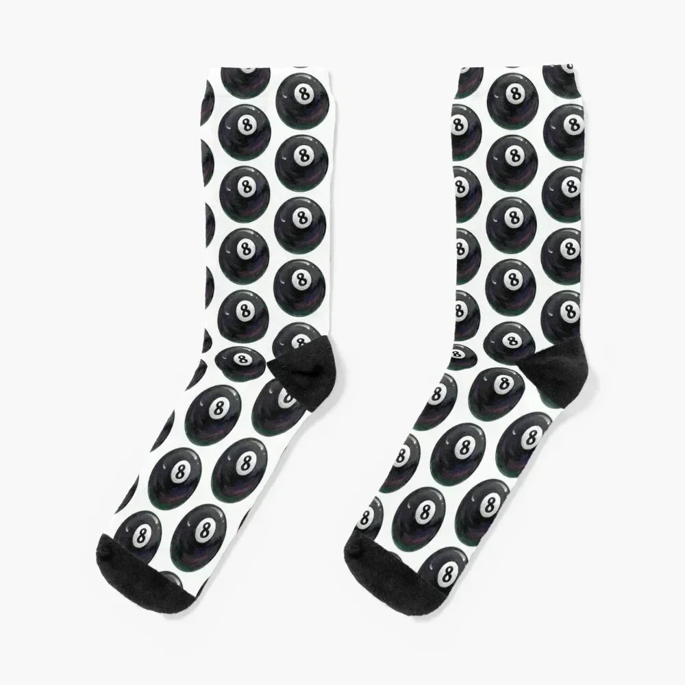 

Billiards 8 Ball Socks winter FASHION valentine gift ideas Men's Women Socks Men's