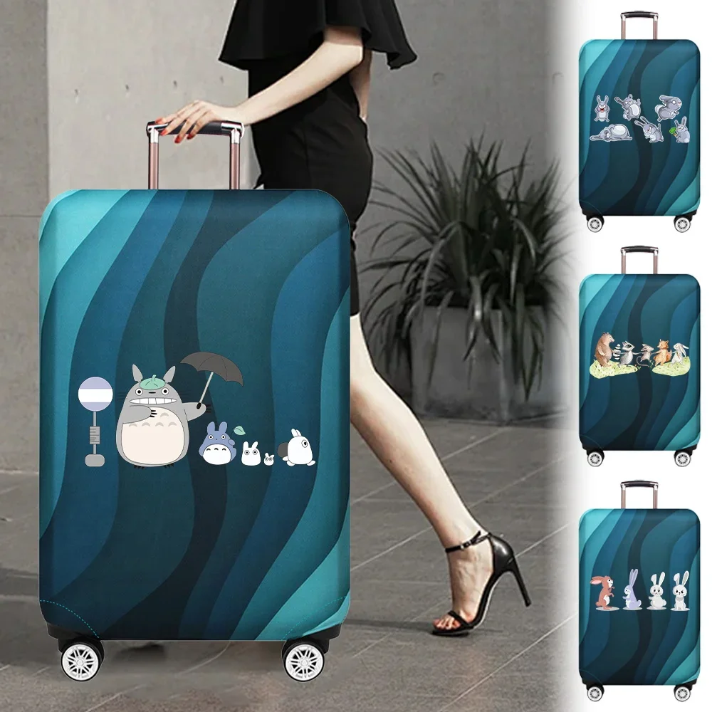 

Dustproof Luggage Cover Thick Elastic Suitcase Protector Case Cartoon Series Baggage Covers Suitable 18-32 Inch Trolley Covers