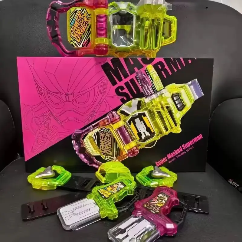 In Stock Kamen Rider Ex‑Aid Ea Gamer Driver With Mighty X Gashat Interlockable Japanese  Sound Led Light Belt Charm Collection view 5