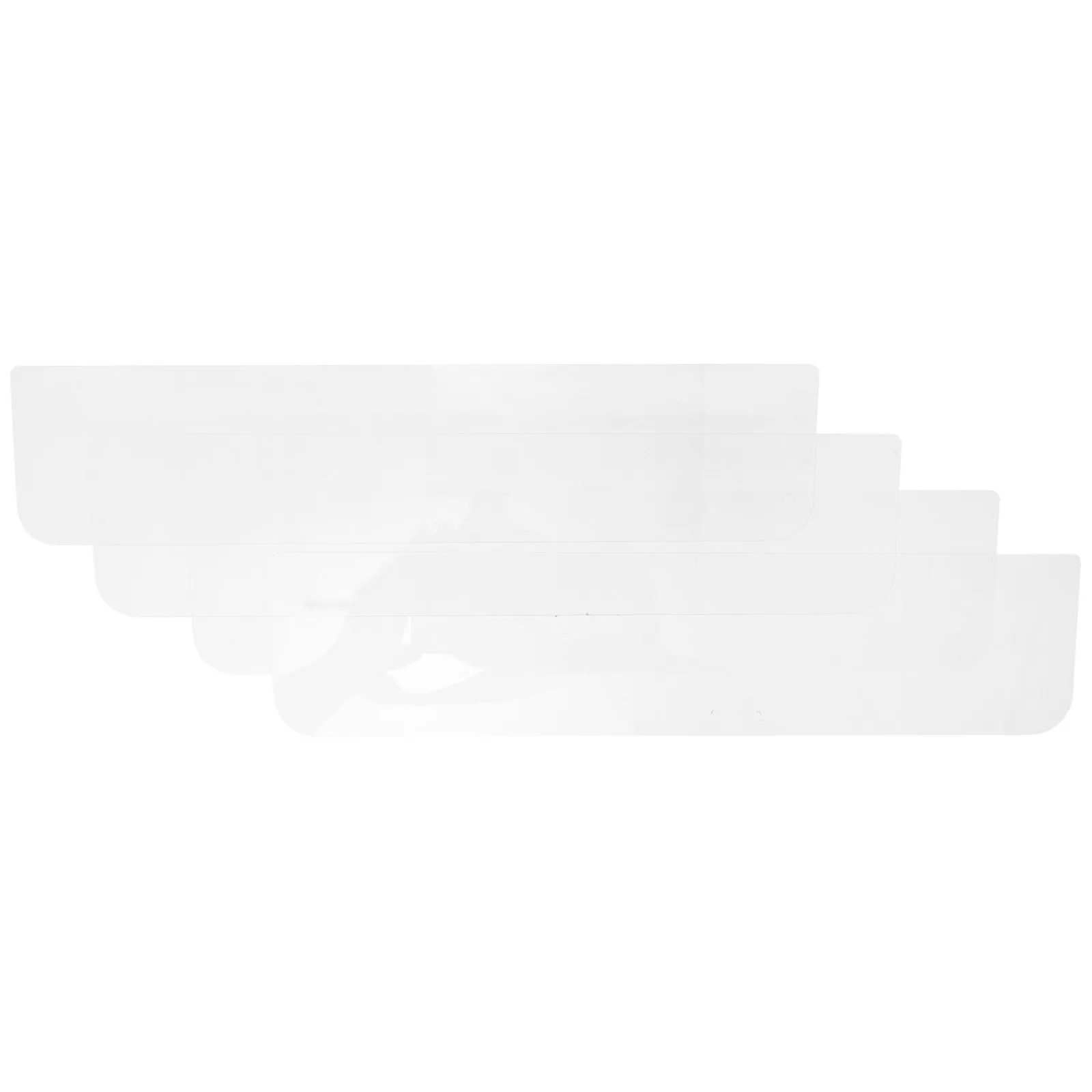 4Pcs Acrylic Pan Divider For Baking Tiramisu Tray Mold Rectangle Cake Bread Brownie Dividers Display