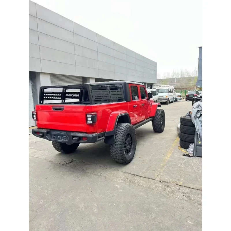 High Quality Adjustle Bed Rack Roll Bar Pickup Truck 4X4 Heavy Steel Black Off-Road Non-Slip Durle Guard