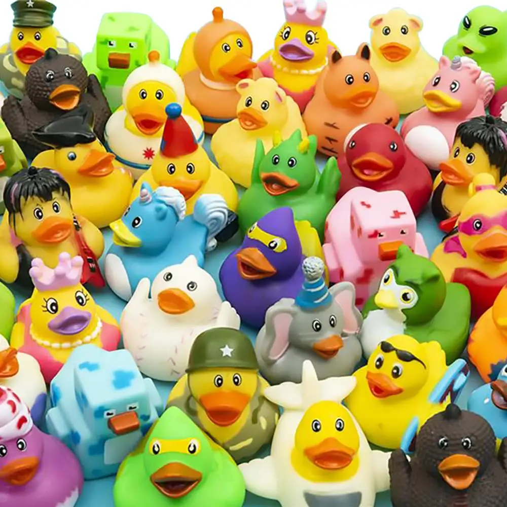 The Greatest Rubber Duck Assortment Rubber Duck Toy Duckies for Kids, Bath Birthday Gifts Baby Showers Classroom Incentives, Sum