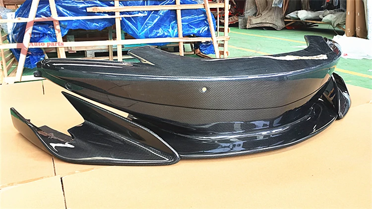 High Quality 600LT Style Carbon Fiber front bumper for McLellan 540C 570S 570GT Upgraded 600LT front bumper body Kit