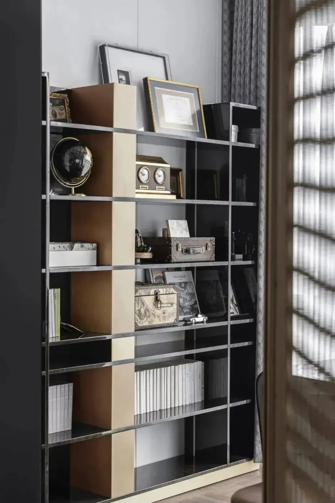 Sanhai المعاصرة موجزة نمط التصميم الداخلي القصر خطة رئيسية منزل كامل داخلي أنيق غرفة المعيشة المنزلي ثلاثية الأبعاد ماكس تقديم