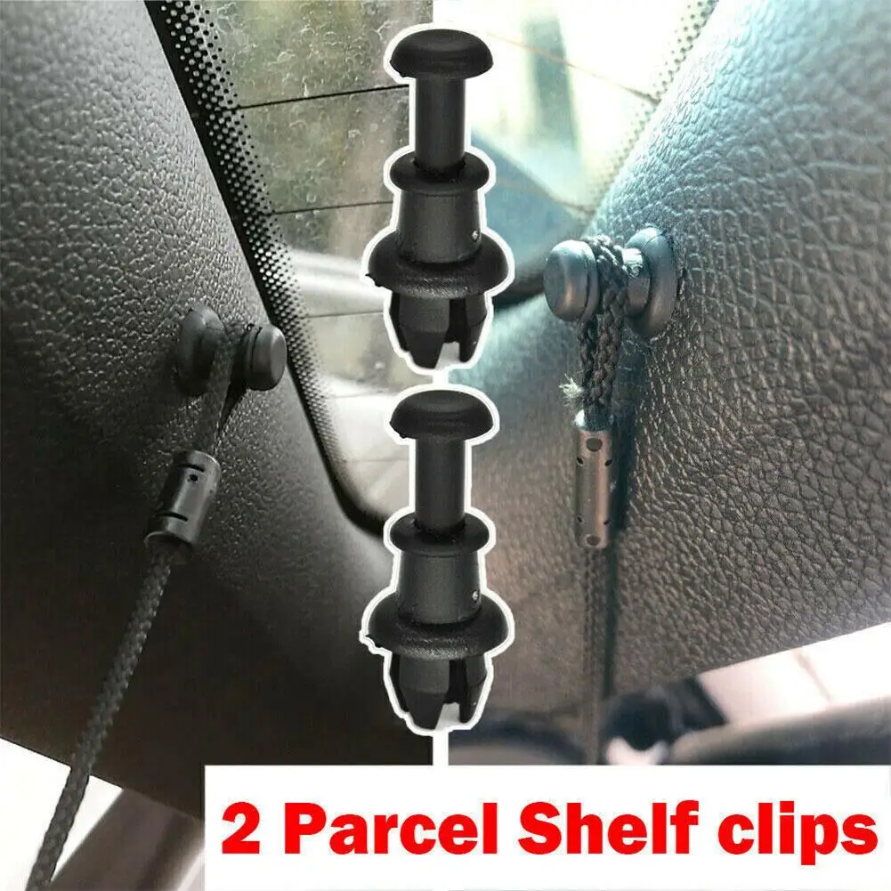 2pcs Car Clips Interior Accessories For Golf MK5 MK6 Tigaun MK1 Parcel Shelf Tray Fastener String Clamps Hook Pivot 1M6867574A